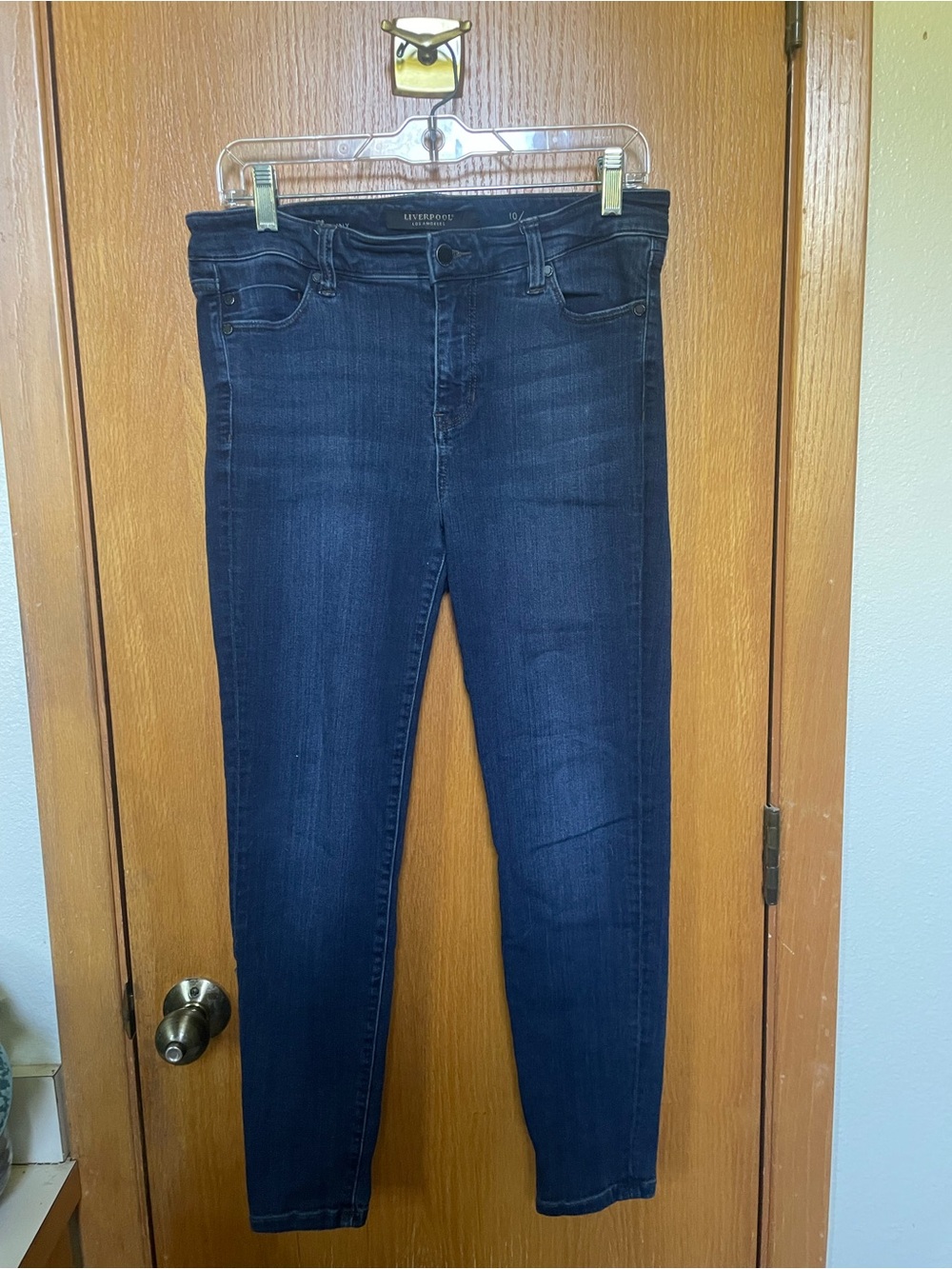 Liverpool Los Angeles Ankle Skinny Jeans - Blue Wash, size 10/30